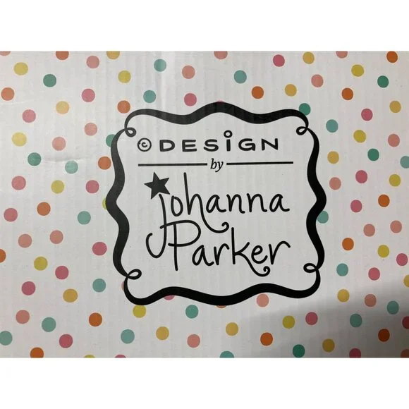 Johanna Parker Design Ceramic Sugar & Creamer Set Festive Holiday Cups Lot 6 New - Picture 12 of 14